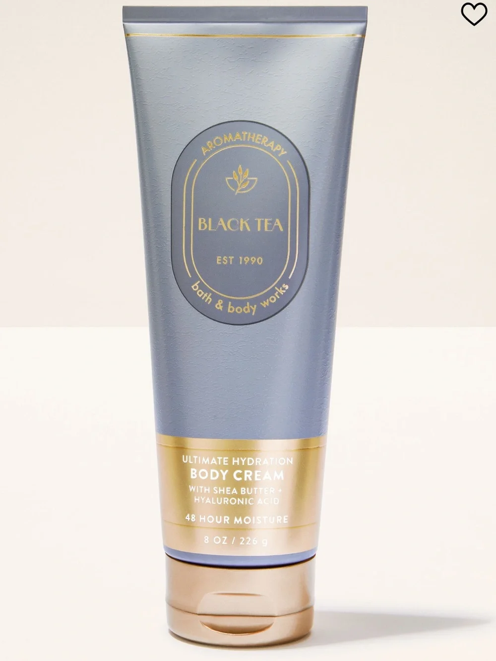 Bath and Body Works Black Tea Body Wash and Cream Set
